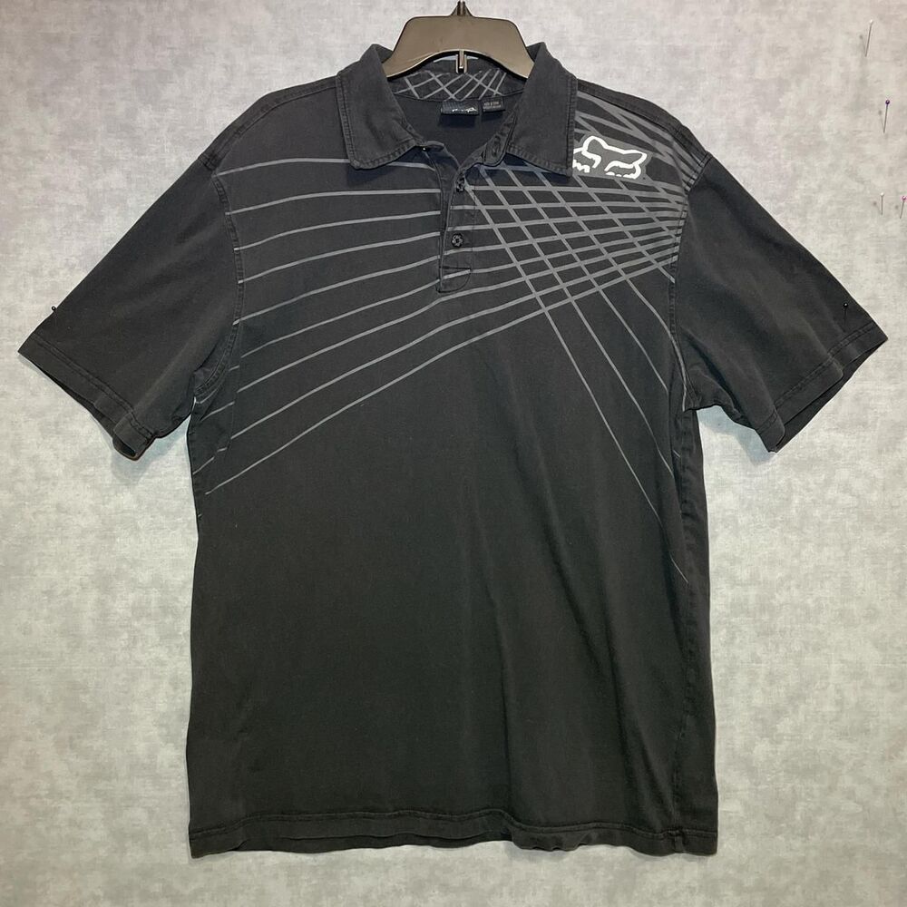 Fox-racing Men's Black Polo-shirts